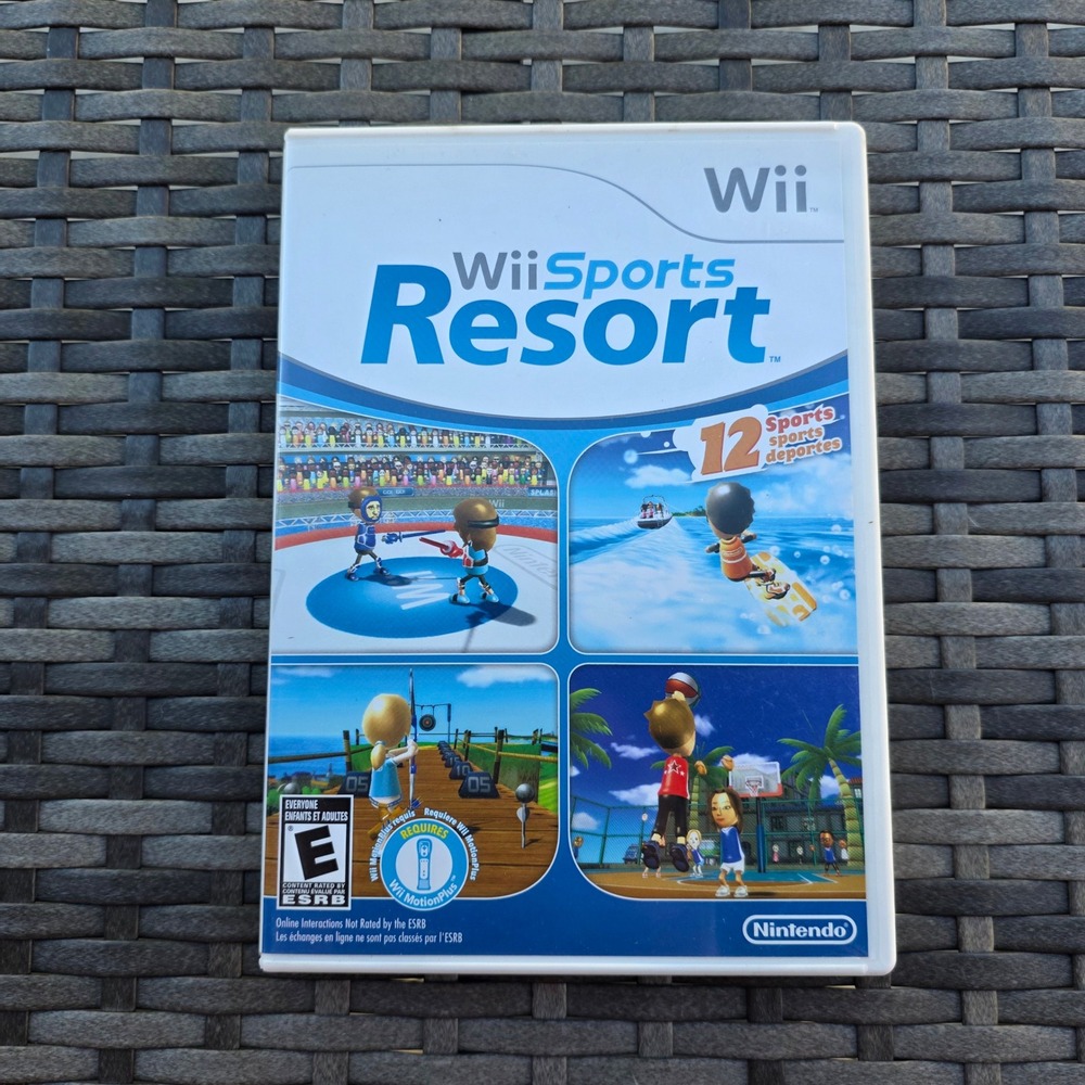 Wii Sports Resort Nintendo Wii Game w/ Case